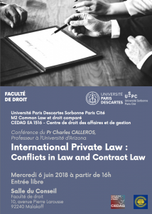 Common Law - International private law