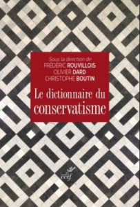 Couverture Dictionnaire conservatisme_nov 2017