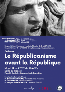 14 mai 2019_Le Républicanisme avant la République